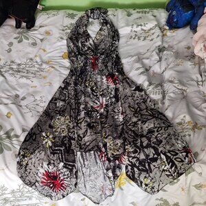 Asymmetrical Backless Dress